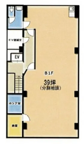 加藤ビルの基準階図面
