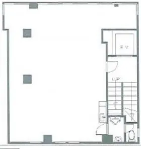 松本ビルの基準階図面