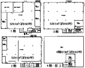 君嶋ビルの基準階図面