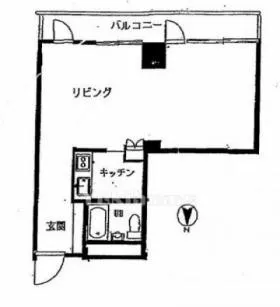 グランドメゾン麻布一の橋ビルの基準階図面