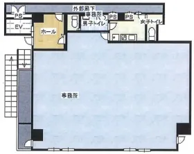 緑町石井ビルの基準階図面
