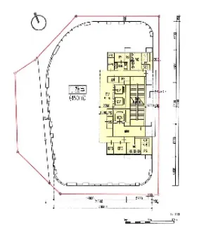西新橋PJビルの基準階図面