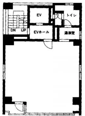 松浦ビルの基準階図面