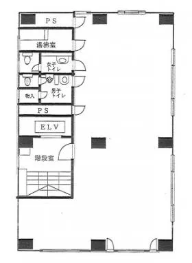 藤井ビルの基準階図面