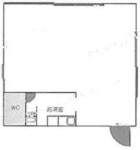 赤坂中村屋ビルの基準階図面