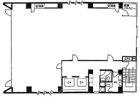 末広ビルの基準階図面
