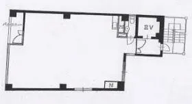 一番町KSKビルの基準階図面