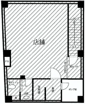 恵光ビルの基準階図面