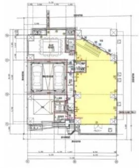 羽衣町2丁目計画の基準階図面