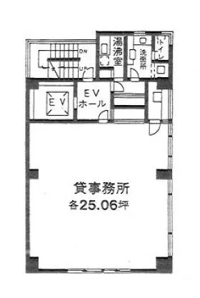 KSビルの基準階図面