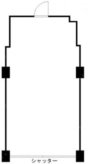 石田ビルの基準階図面