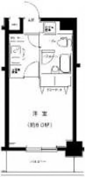 サンスタレ西浅草の基準階図面