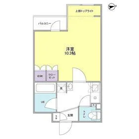 ディアレンス西麻布の基準階図面
