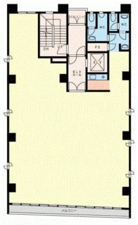 フレンドビルの基準階図面