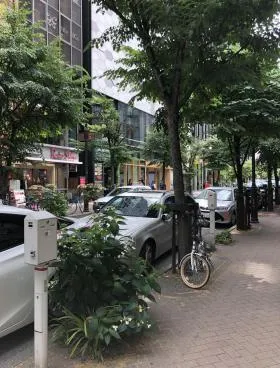 エムズコーポレーション・テンワス共同事業体ビルの外観