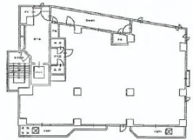 代々木パレスの基準階図面