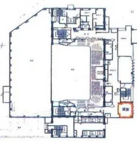 新橋演舞場の基準階図面