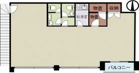 赤塚Aビルの基準階図面