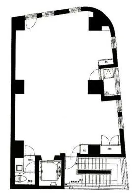 恵比寿斉信ビルの基準階図面