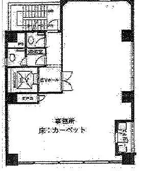 富善ビルの基準階図面