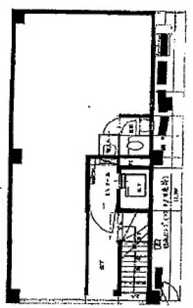 原田ビルの基準階図面