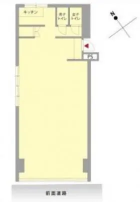 スズカタビルの基準階図面