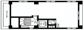 鈴木ビルの基準階図面