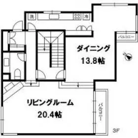 マスターズ赤坂の基準階図面
