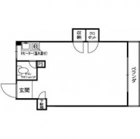 レマン南青山の基準階図面