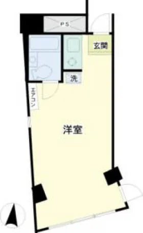 芝ビルディングの基準階図面