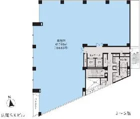 広尾MTR 旧)広尾SKビルの基準階図面