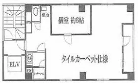 スワンレイク東日本橋ビルの基準階図面