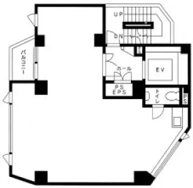 平清ビルの基準階図面