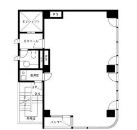 イッカクビルの基準階図面