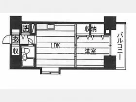 ダイアパレス東神田Ⅱビルの基準階図面