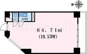 高田馬場シティハイツの基準階図面