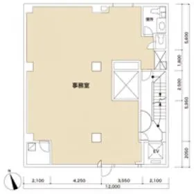 小田急シティビル町田ビルの基準階図面