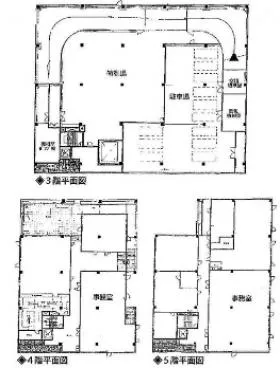 ニイチクビルの基準階図面