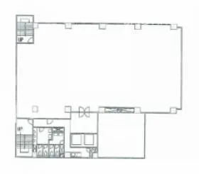 メガサンエスビルの基準階図面