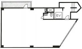 南烏山柏屋ビルの基準階図面