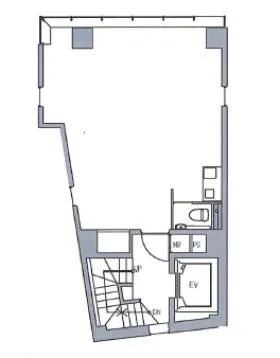 クレストビルの基準階図面