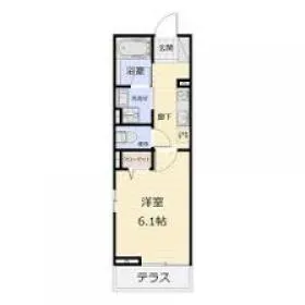 ヒルズガーデンの基準階図面
