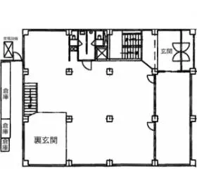 旭ビルの基準階図面