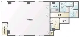 ハイウエストビルの基準階図面