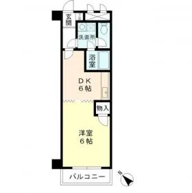 森田ビルの基準階図面