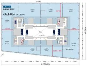 GINZA SIX(ギンザシックス)の基準階図面