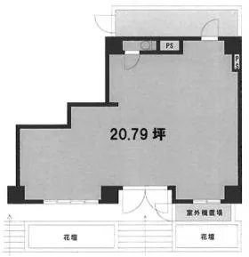 アルテリア浜松町ビルの基準階図面