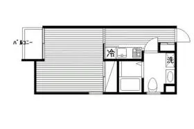 元代々木共同住宅(仮称ビルの基準階図面