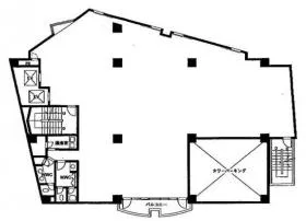 信田ビルの基準階図面