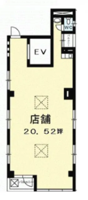 GINZA YUKIビルの基準階図面